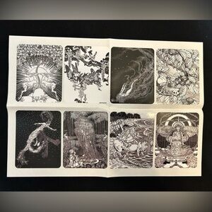 Free with purchase 23 large stickers 2.5”x3.5” fantasy illustration